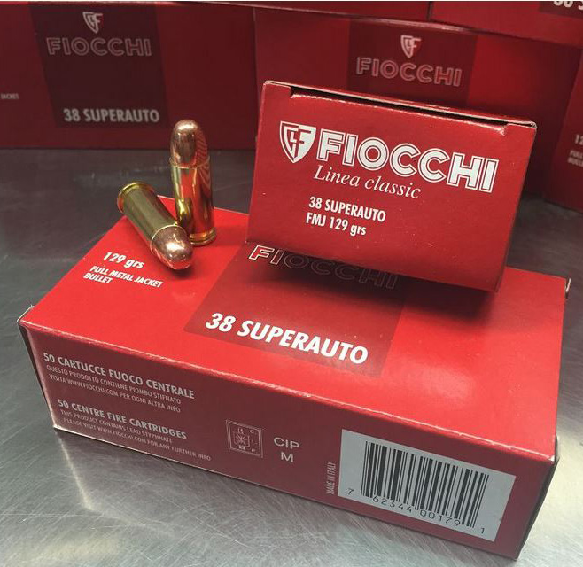 Fiocchi Classic 38 Super 129 gr. 38SA 50 rnd/box